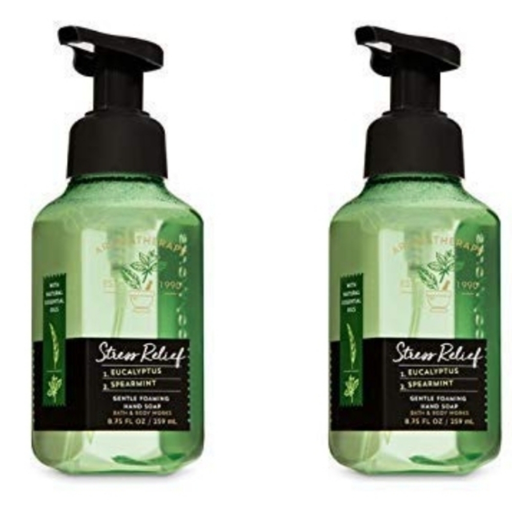 EUCALYPTUS SPEARMINT FOAMING HAND SOAPS BY BATH & BODY WORKS - Picture 2 of 2